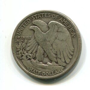 1934 USA Walking Liberty Half Dollar Coin (l1)